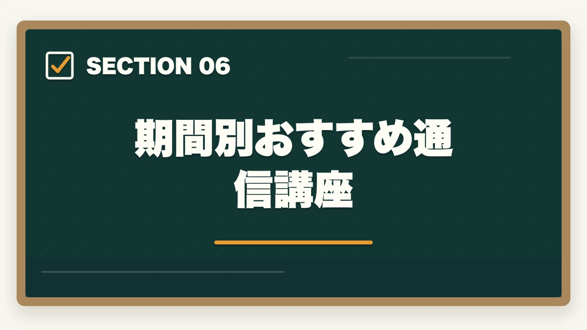 期間別おすすめ通信講座｜司法書士の合格期間｜1年・2年・3年・5年計画別の最短ロードマップ完全版【2026年版】の図解