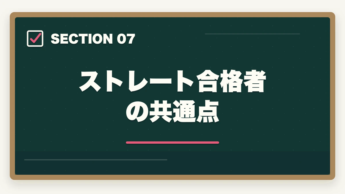 ストレート合格者の共通点｜中小企業診断士の合格期間｜半年・1年・2年・3年計画別ロードマップ完全版【2026年版】の図解