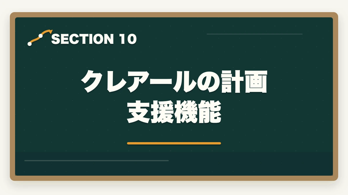 クレアールの計画支援機能｜司法書士の学習計画の立て方｜3000時間を1年・2年・3年で達成する完全戦略【2026年版】の図解