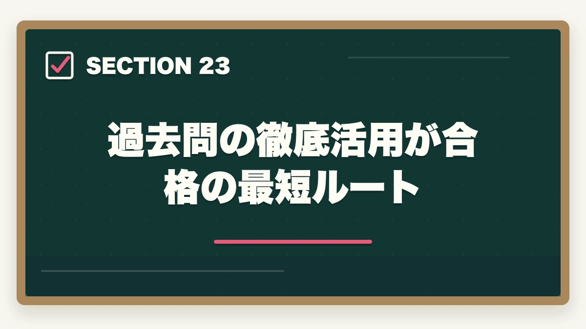 過去問の徹底活用が合格の最短ルート｜司法書士の過去問完全活用法｜10年分3周で合格圏到達する科学的メソッド【2026年版】の図解