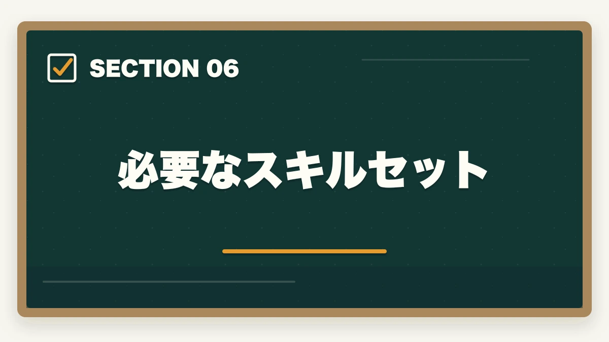 必要なスキルセット|司法書士の仕事内容完全ガイド|1日のスケジュール・案件別の流れ【2026年版】の図解