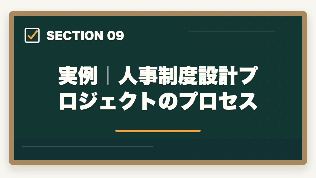 実例｜人事制度設計プロジェクトのプロセス｜中小企業診断士の人材・組織コンサル業務完全ガイド｜人事制度設計で年収700万円【2026年版】の図解