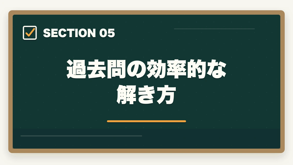 過去問の効率的な解き方｜中小企業診断士の事例Ⅲ完全攻略｜生産運営の解答パターンと合格答案テクニック【2026年版】の図解