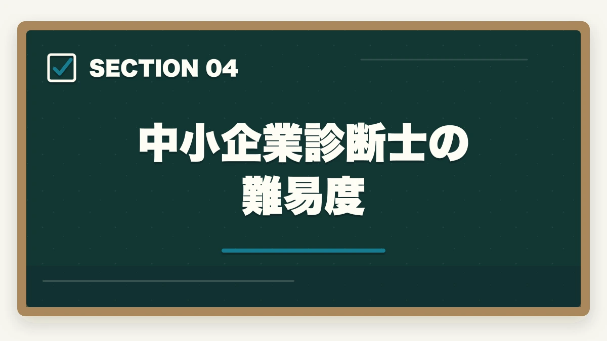 中小企業診断士の難易度｜中小企業診断士はすごい資格！3つのすごい理由を解説の図解