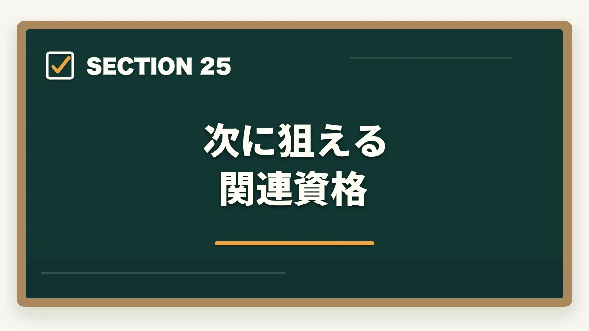 次に狙える関連資格|中小企業診断士の合格パターン10選|勉強時間・科目配分・2次対策【2026年版】の図解